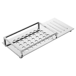 Click here to see Delta 77612 Delta Vero Square Vanity Soap Tray, Chrome - 77612
