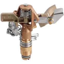 Click here to see Orbit 55032 WaterMaster 55032 Fixed Universal Impact Sprinkler With Single Nozzle, 3 gpm, 1/2 in MNPT
