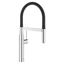 Click here to see Grohe 30295000 Grohe Essence Professional Single-Handle Kitchen Faucet, StarLight Chrome - 30295000