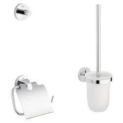 Click here to see Grohe 40407001 Grohe 40407001 Essentials Accessory Kit 3-in-1, StarLight Chrome 