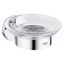 Click here to see Grohe 40444001 Grohe 40444001 Essentials Soap Dish with Holder, Starlight Chrome