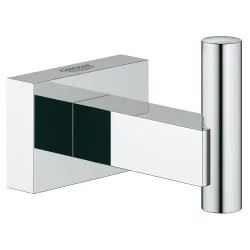 Click here to see Grohe 40511001 Grohe 40511001 Essentials Cube Double Robe Hook, StarLight Chrome