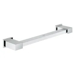 Click here to see Grohe 40514001 Grohe Essentials Cube Grab Bar, Starlight Chrome - 40514001