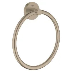 Click here to see Grohe 40365EN1 Grohe 40365EN1 Essentials Bathroom Towel Ring, Brushed Nickel 