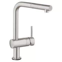 Click here to see Grohe 30218DC1 Grohe Minta Touch Electronic Single Handle Pull-Out Kitchen Faucet - SuperSteel Infinity Finish - 30218DC1