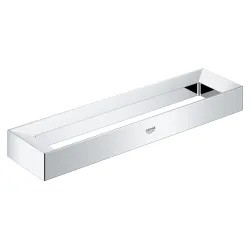Click here to see Grohe 40766000 Grohe 40766000 Selection Cube Towel Ring, StarLight Chrome 