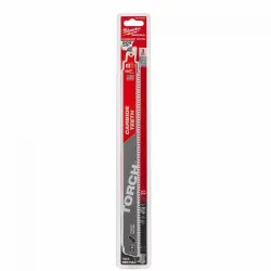 Click here to see Milwaukee 48-00-5303 Milwaukee 48-00-5303 Sawzall 7TPI Torch Carbide Teeth 12