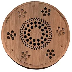 Click here to see Thermasol SLSRT-ACOP Thermasol Traditional Style Serenity Light and Sound Rain Head, 2.0 GPM, Round, 6061 Billet Aluminum, Antique Copper - SLSRT-ACOP