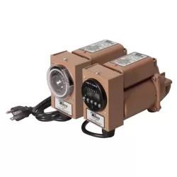 Click here to see Taco 003-ST4-PNP Taco Plumb n' Plug 1-Phase Wet Rotor Circulator Pump with Analog Timer, 1/40 HP, 7 GPM, 115V, Stainless Steel, 3/4