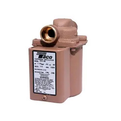 Click here to see Taco 006-BC4-2PNP Taco Plumb n' Plug 1-Phase Cartridge Circulator Pump with Cord, 1/40 HP, 11.5 GPM, 115V, Bronze, 1/2