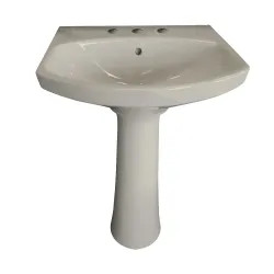 Click here to see Kohler 2362-8-G9 Kohler Cimarron Rectangular Sandbar Pedestal Bathroom Sink with 8
