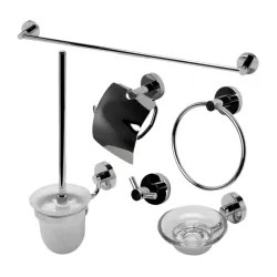 Click here to see Alfi AB9513-PC ALFI 6-Piece Matching Bathroom Accessory Set, Polished Chrome - AB9513-PC