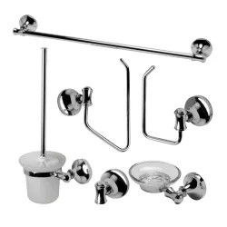Click here to see Alfi AB9521-PC ALFI 6-Piece Matching Bathroom Accessory Set, Polished Chrome - AB9521-PC
