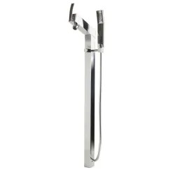 Click here to see Alfi AB2728-PC ALFI 38in Freestanding Tub Filler with Hand-Held Shower Head and Mixer, 4.5 GPM Flow Rate, Polished Chrome, Single-Hole Floor Mount Installation - AB2728-PC