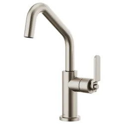 Click here to see Brizo 61064LF-SS Brizo Litze Brilliance Stainless One Handle Bar Faucet with Angled Spout and Industrial Handle Kit - 61064LF-SS
