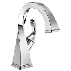 Click here to see Brizo 65030LF-PC Brizo Virage One-Handle Deck-Mount Polished Chrome Bathroom Faucet, Laminar Flow, Less Drain, Single-Hole, 1.5 GPM - 65030LF-PC