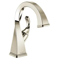 Click here to see Brizo 65030LF-PN Brizo Virage One-Handle Deck-Mount Brilliance Polished Nickel Bathroom Faucet, Laminar Flow, Less Drain, Single-Hole, 1.5 GPM - 65030LF-PN