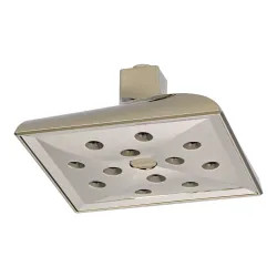 Click here to see Brizo 81330-PN Brizo Virage 8in Raincan Showerhead, Square, Single-Function, H2OKinetic, 1.75 GPM, WaterSense, Ceiling-Mount, Polished Nickel  - 81330-PN