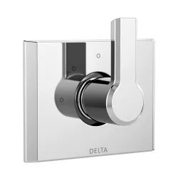 Click here to see Delta T11899 Delta T11899 Pivotal 3-Setting 2-Port Diverter Trim - Polished Chrome