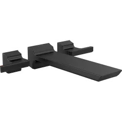 Click here to see Delta T5799-BLWL Delta Pivotal Single-Handle Wall-Mount Tub Faucet Trim, Lever Handles, ADA-Compliant, Matte Black - T5799-BLWL 