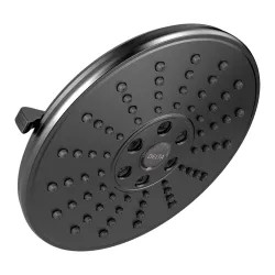 Click here to see Delta 52688-BL Delta H2OKinetic 3-Setting Raincan Shower Head, 1.75 GPM, Matte Black - 52688-BL