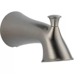 Click here to see Delta RP51303SS Delta Lahara 6-3/4in Stainless Pull-Up Diverter Tub Spout, Wall-Mount Single-Hole Installation, SpotShield Technology - RP51303SS