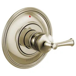 Click here to see Brizo T60P005-PN Brizo Baliza Pressure Balance Single-Handle Valve Trim, Lever Handle, Polished Nickel - T60P005-PN
