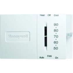 Click here to see Honeywell T8034N1007 Honeywell 1 Heat/1 Cool Stage, 24 Volts, Non-Programmable Thermostat For Single Stage Low Voltage Systems - T8034N1007