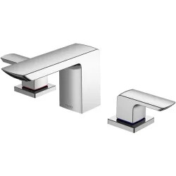 Click here to see Toto TLG02201U#CP Toto GR Two-Handle Widespread Bathroom Faucet with Metal Pop-Up, 1.2 GPM, Lever Handle, Three-Hole, Brass, ADA, Polished Chrome - TLG02201U#CP
