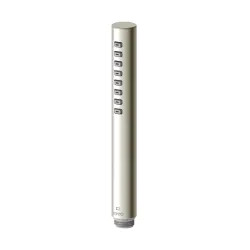 Click here to see Toto TBW02016U4#BN TOTO 7in Cylindrical Single-Spray Hand Shower with Rubber Nozzles, Comfort Wave Technology, 1.75 GPM, Brushed Nickel - TBW02016U4#BN