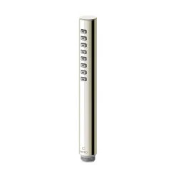 Click here to see Toto TBW02016U4#PN TOTO 7in Cylindrical Single-Spray Hand Shower with Rubber Nozzles, Comfort Wave Technology, 1.75 GPM, Polished Nickel - TBW02016U4#PN