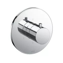 Click here to see Toto TBV01102U#CP TOTO 3-Way Diverter Valve Trim w/ Off, Round, Polished Chrome - TBV01102U#CP