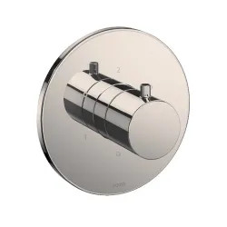 Click here to see Toto TBV01102U#PN TOTO 3-Way Diverter Valve Trim w/ Off, Round, Polished Nickel - TBV01102U#PN