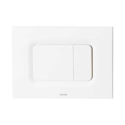 Click here to see Toto YT920#WH TOTO Square Dual Button Push Plate for RP In-Wall Tank - Matte White (YT920#WH)