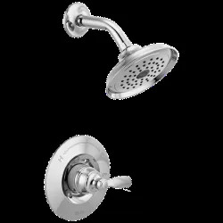 Click here to see Delta T14232 Delta Woodhurst Monitor 14 Series Single-Setting Rain Shower Faucet, Touch-Clean, 1.75 GPM, Single Lever Handle, ADA, Chrome - T14232