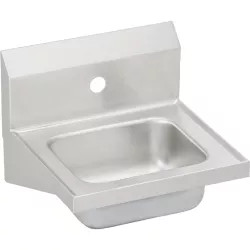 Click here to see Elkay CHS17161 Elkay CHS17161 Stainless Steel Single Bowl Wall Hung Handwash Sink - Buffed Satin