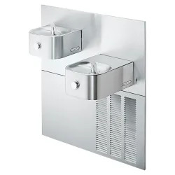 Click here to see Elkay LNTEM8K Elkay LNTEM8K Bi-Level Soft Sides Fountain w/ Filter & Chiller, 115V
