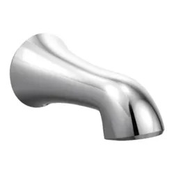 Click here to see Moen 195386NL Moen Wynford Wall Mounted Polished Nickel Non-Diverter Spout, Slip Fit, 1/2-inch Connection Size - 195386NL