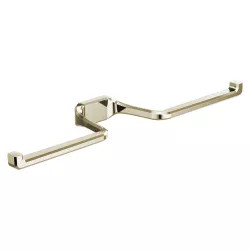 Click here to see Brizo 695198-PN Brizo Levoir Brilliance Polished Nickel Double Post Toilet Paper Holder - 695198-PN