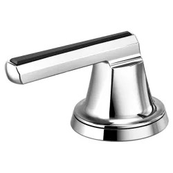 Click here to see Brizo HL5397-PCBC Brizo Levoir Polished Chrome / Black Crystal Lever Handle Kit, ADA - HL5397-PCBC