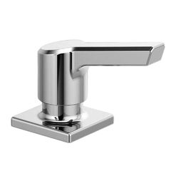 Click here to see Delta RP91950 Delta Pivotal 13oz Soap and Lotion Dispenser, Square, Counter-Mount, Chrome - RP91950
