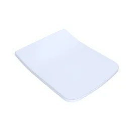 Click here to see Toto SS249R#01 TOTO Slim Square SoftClose Toilet Seat with Lid, Cotton White - SS249R#01