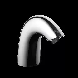 Click here to see Toto TEL103-D20ET#CP TOTO Standard EcoPower 0.35 GPM Lavatory Faucet with Thermostatic Mixing Valve, Touchless, Vandal Resistant Aerator, Chrome - TEL103-D20ET#CP