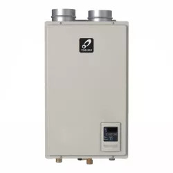 Click here to see Takagi T-H3M-DV-N Takagi Natural Gas Tankless Water Heater, Condensing, Indoor, 120,000 BTU, Ultra-Low NOx, 1/2-inch NPT Connection - T-H3M-DV-N