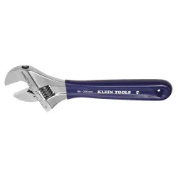 Click here to see Klein D509-8 KLEIN D509-8 ADJUSTABLE WRENCH, EXTRA-WIDE JAW, 8