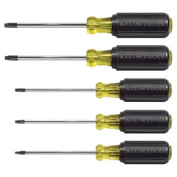 Click here to see Klein 19555 KLEIN 19555 TORX CUSHION-GRIP SCREWDRIVER SET 5 PC