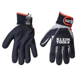Click here to see Klein 40224 KLEIN 40224 JOURNEYMAN CUT 5 RESISTANT GLOVES, L