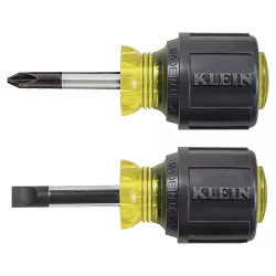 Click here to see Klein 85071 KLEIN 85071 2 PIECE STUBBY SCREWDRIVER SET