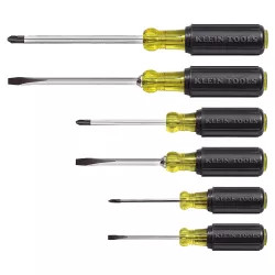 Click here to see Klein 85074 KLEIN 85074 6 PIECE CUSHION-GRIP SCREWDRIVER SET
