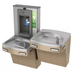 Click here to see Oasis PG8SBFSL Oasis PG8SBFSL Bi-Level Versacooler II with Mechanical Bottle Filler, Sandstone